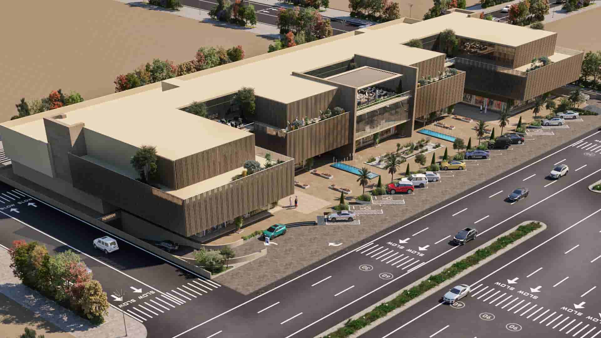 مبنى تجاري اداري